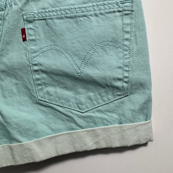 Levi's 501 Style Denim Shorts Mint - Picture 5 of 10